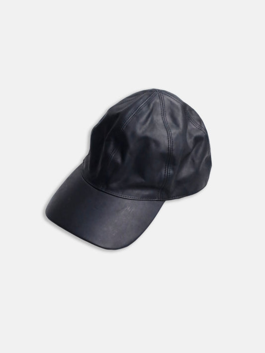 PRASTHANA GUIDI calf leather cap black