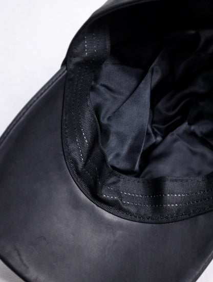 PRASTHANA GUIDI calf leather cap black