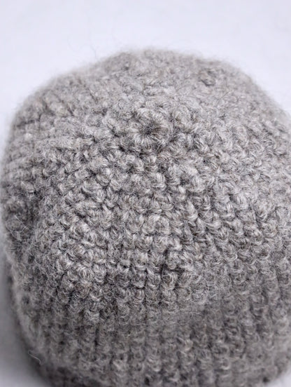 JAN-JAN VAN ESSCHE wool knit beanie gray