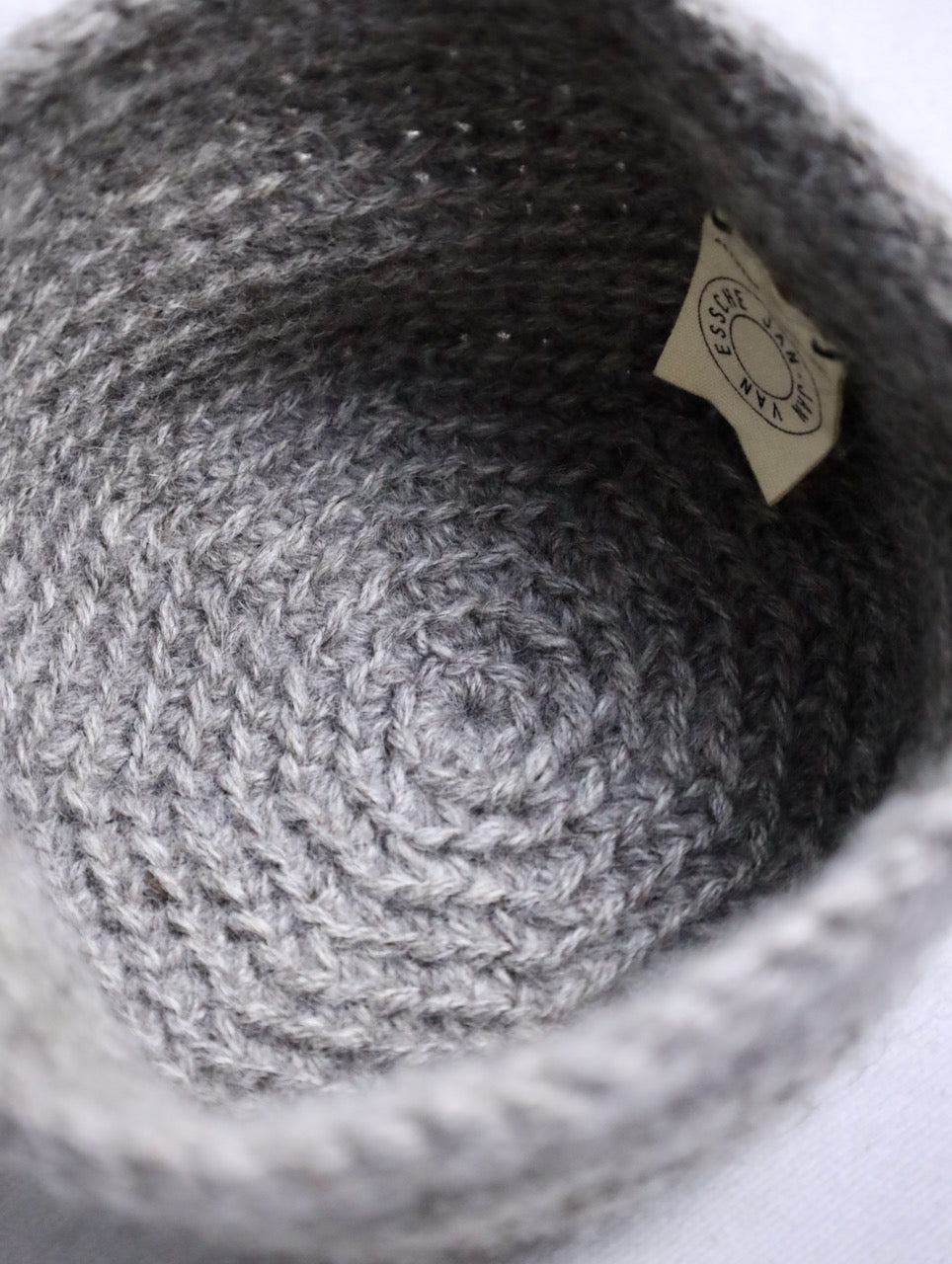 JAN-JAN VAN ESSCHE wool knit beanie gray