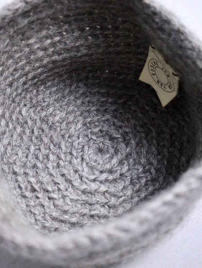 JAN-JAN VAN ESSCHE wool knit beanie gray