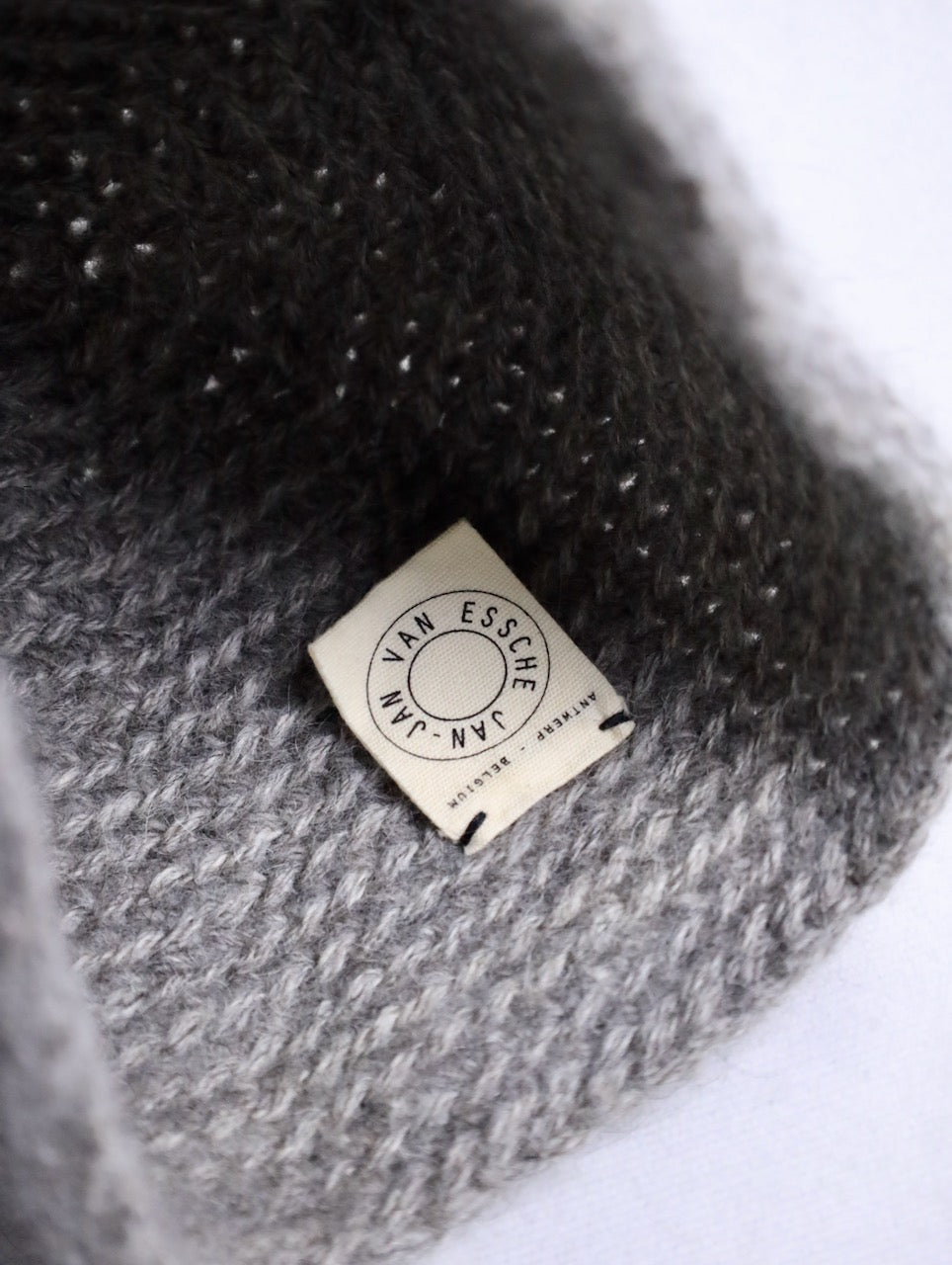 JAN-JAN VAN ESSCHE wool knit beanie gray