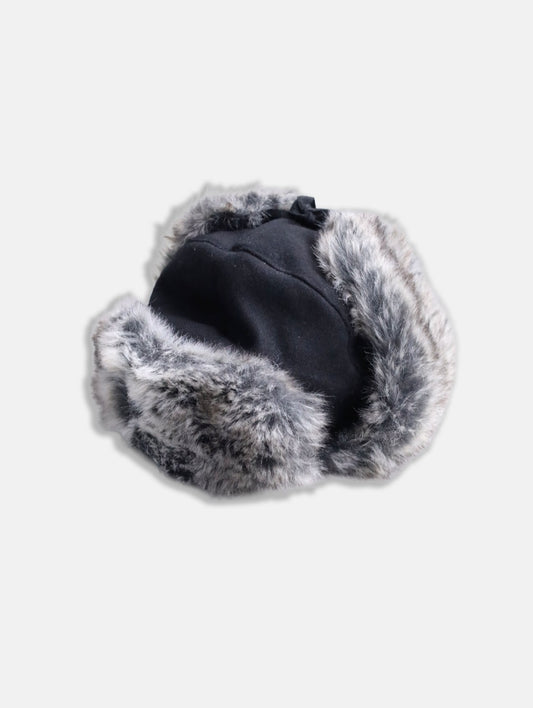 KANGOL flight cap black-white