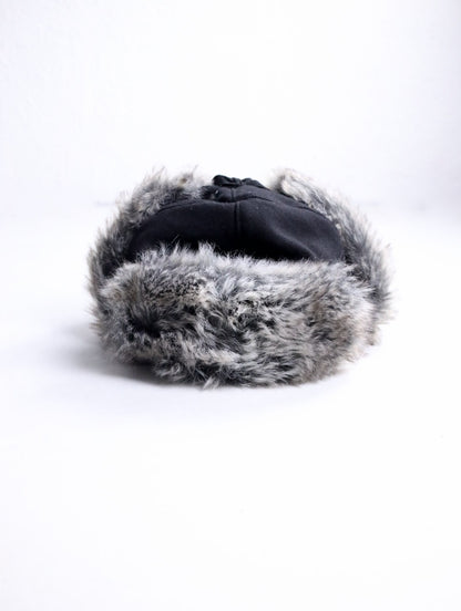 KANGOL flight cap black-white