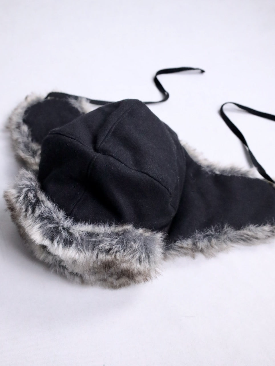 KANGOL flight cap black-white