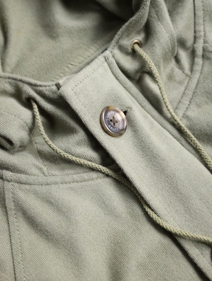 LAUREN RALPH LAUREN hooded sweat jacket khaki