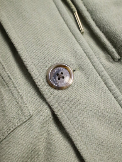 LAUREN RALPH LAUREN hooded sweat jacket khaki