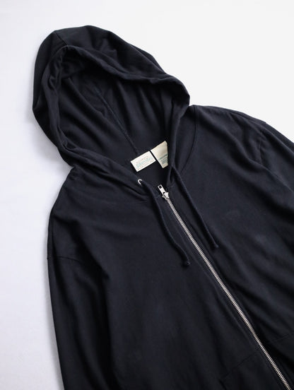 90s ST.JOHN'S BAY zip hoodie black