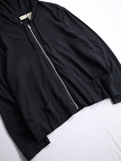 90s ST.JOHN'S BAY zip hoodie black