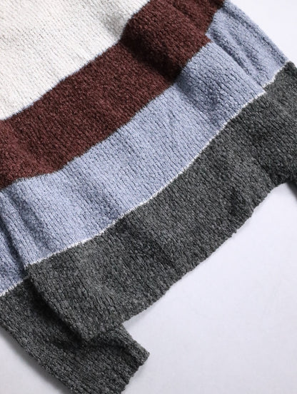 St.John's Bay colorful border knit multi