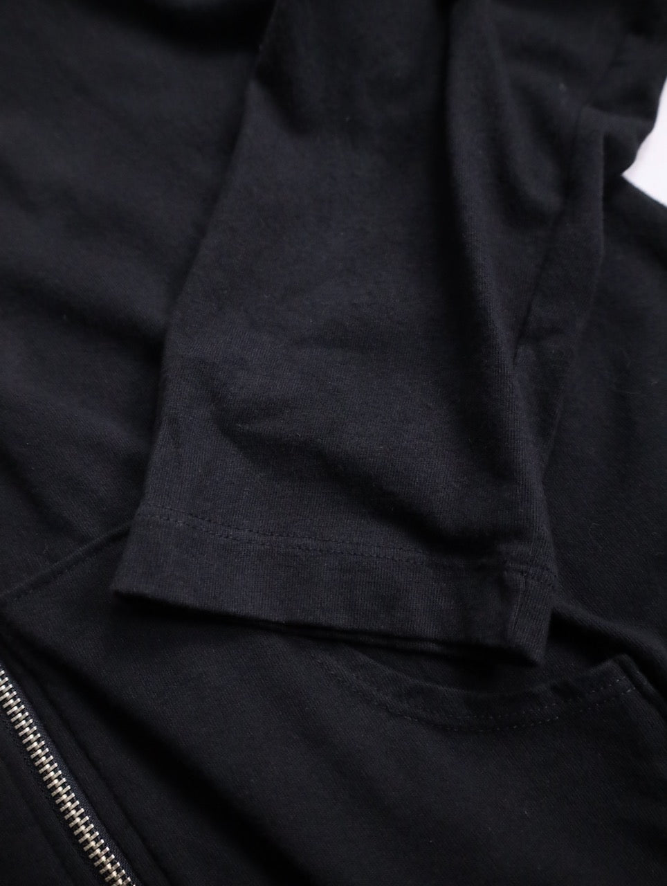 90s ST.JOHN'S BAY zip hoodie black
