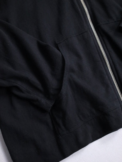 90s ST.JOHN'S BAY zip hoodie black
