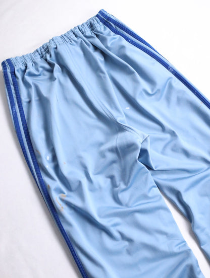 90s adidas painted line pants ligthblue