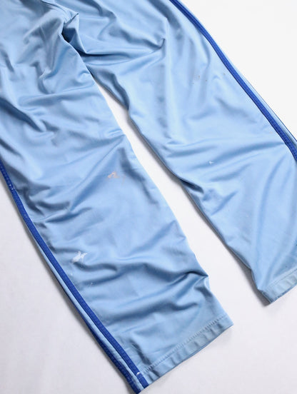 90s adidas painted line pants ligthblue