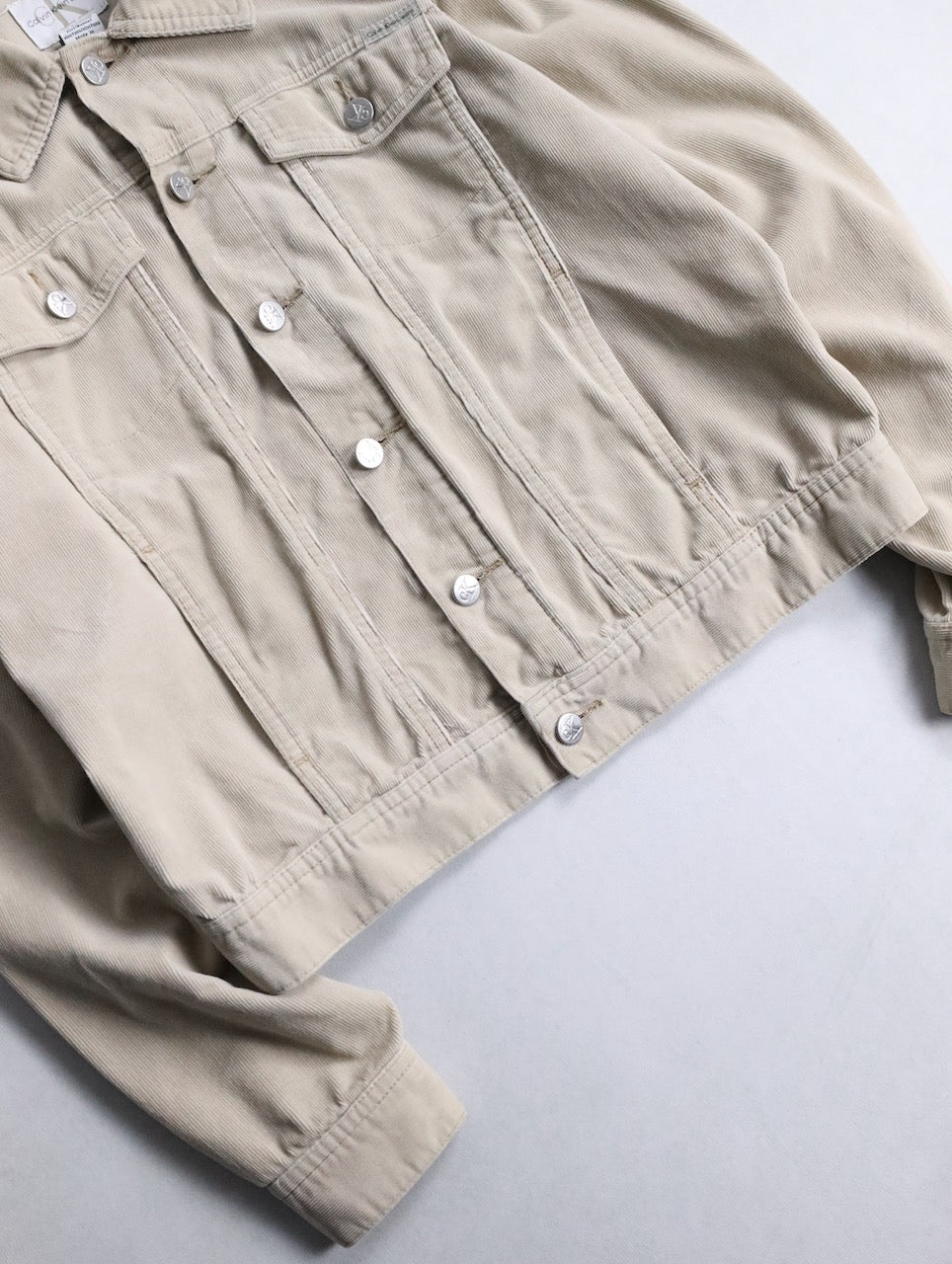 Calvin Klein Jeans corduroy tracker jacket cream