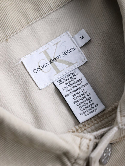 Calvin Klein Jeans corduroy tracker jacket cream