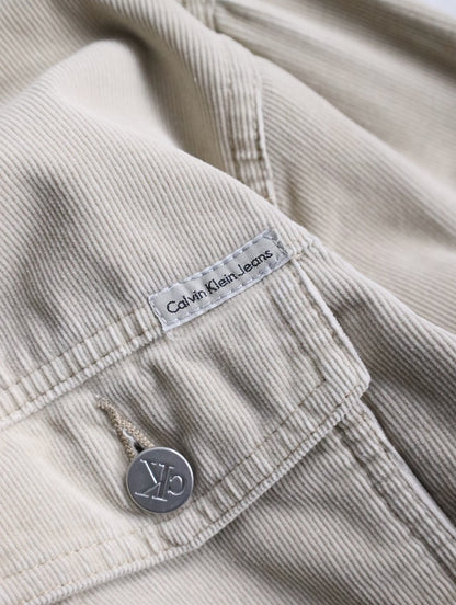 Calvin Klein Jeans corduroy tracker jacket cream