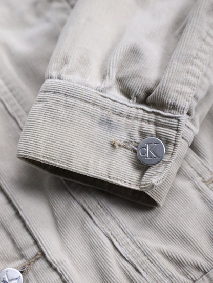 Calvin Klein Jeans corduroy tracker jacket cream