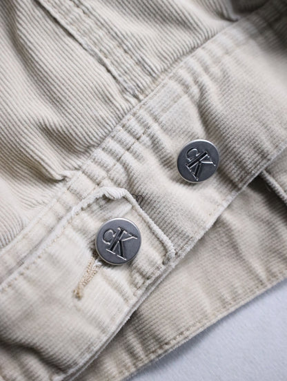 Calvin Klein Jeans corduroy tracker jacket cream