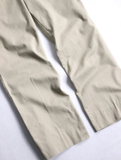 80s Eddie Bauer cotton pants beige