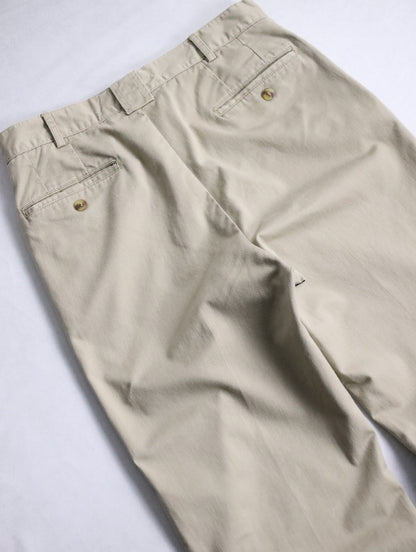 80s Eddie Bauer cotton pants beige