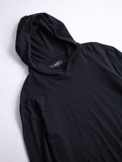 cotton light hoodie black