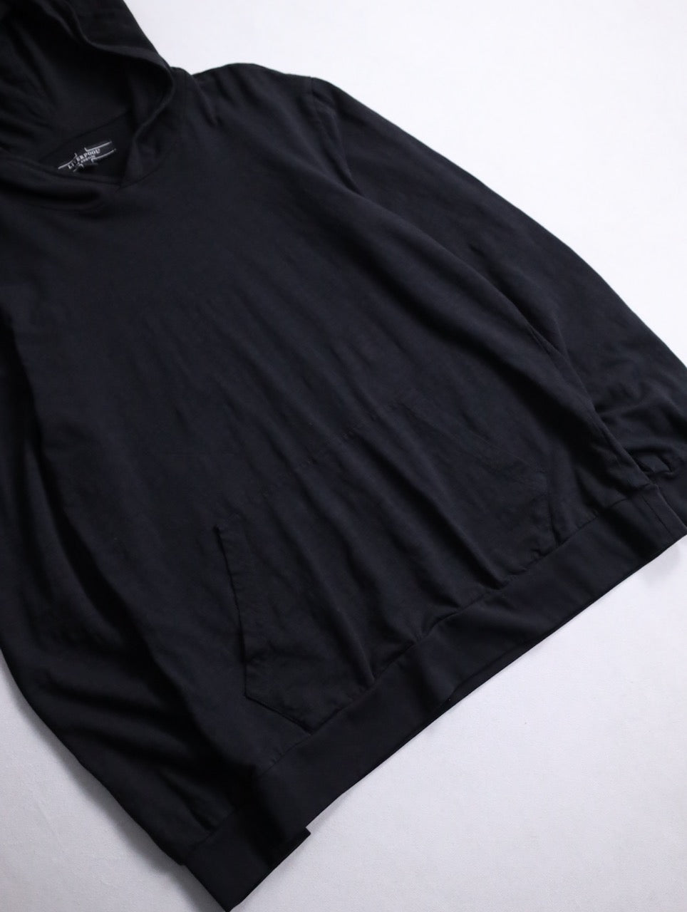 cotton light hoodie black
