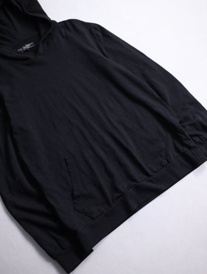 cotton light hoodie black