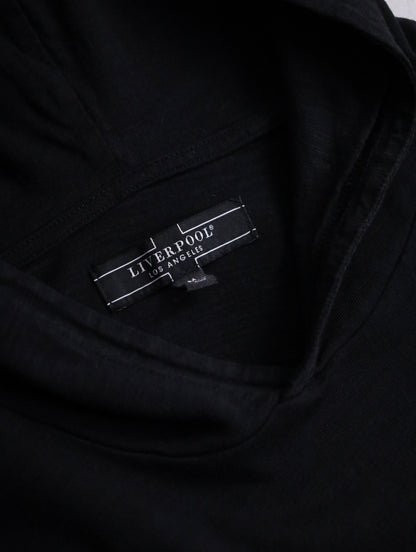 cotton light hoodie black