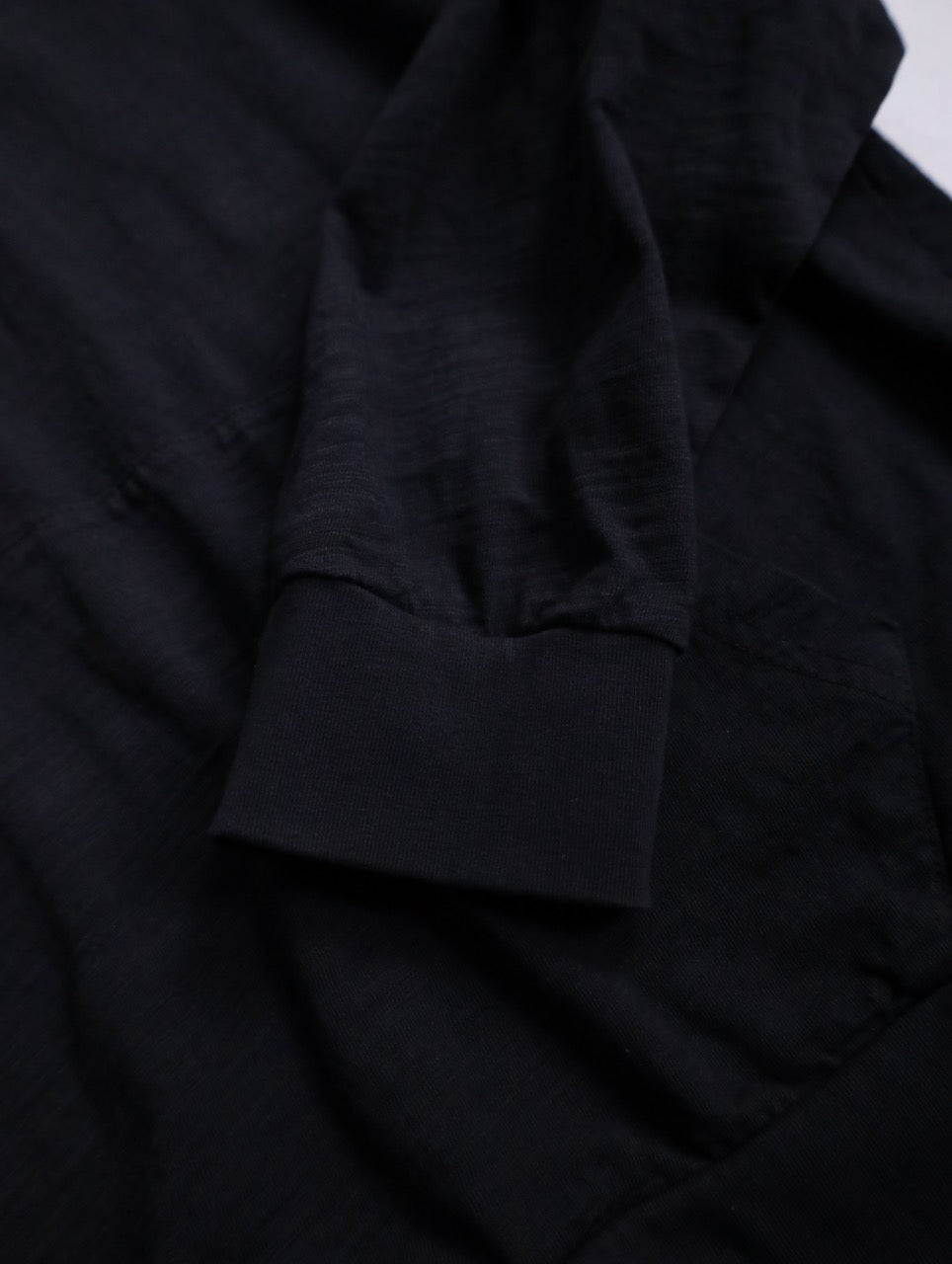 cotton light hoodie black