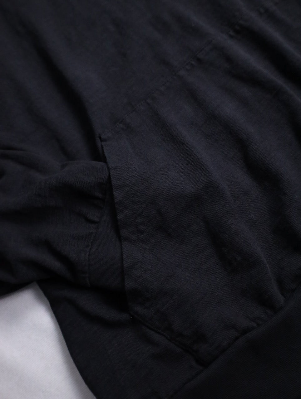 cotton light hoodie black