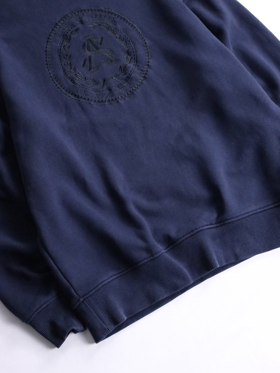 Acne studios logo sweatshirt navy