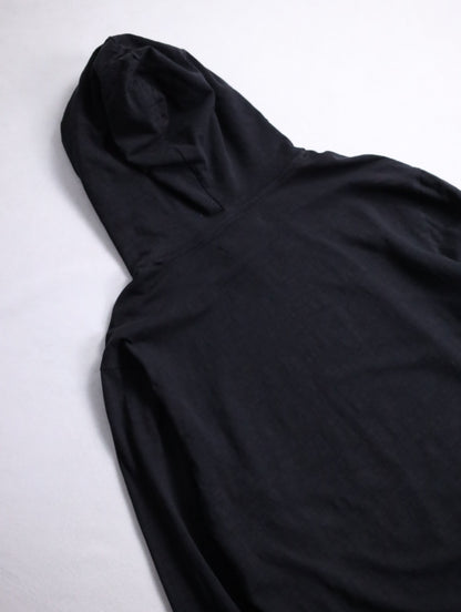 cotton light hoodie black