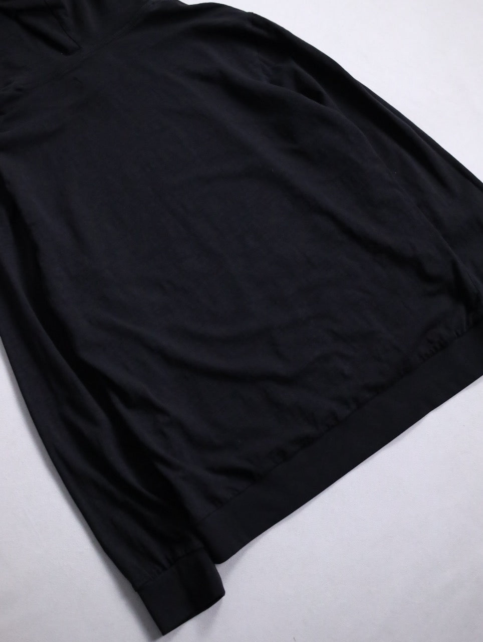 cotton light hoodie black