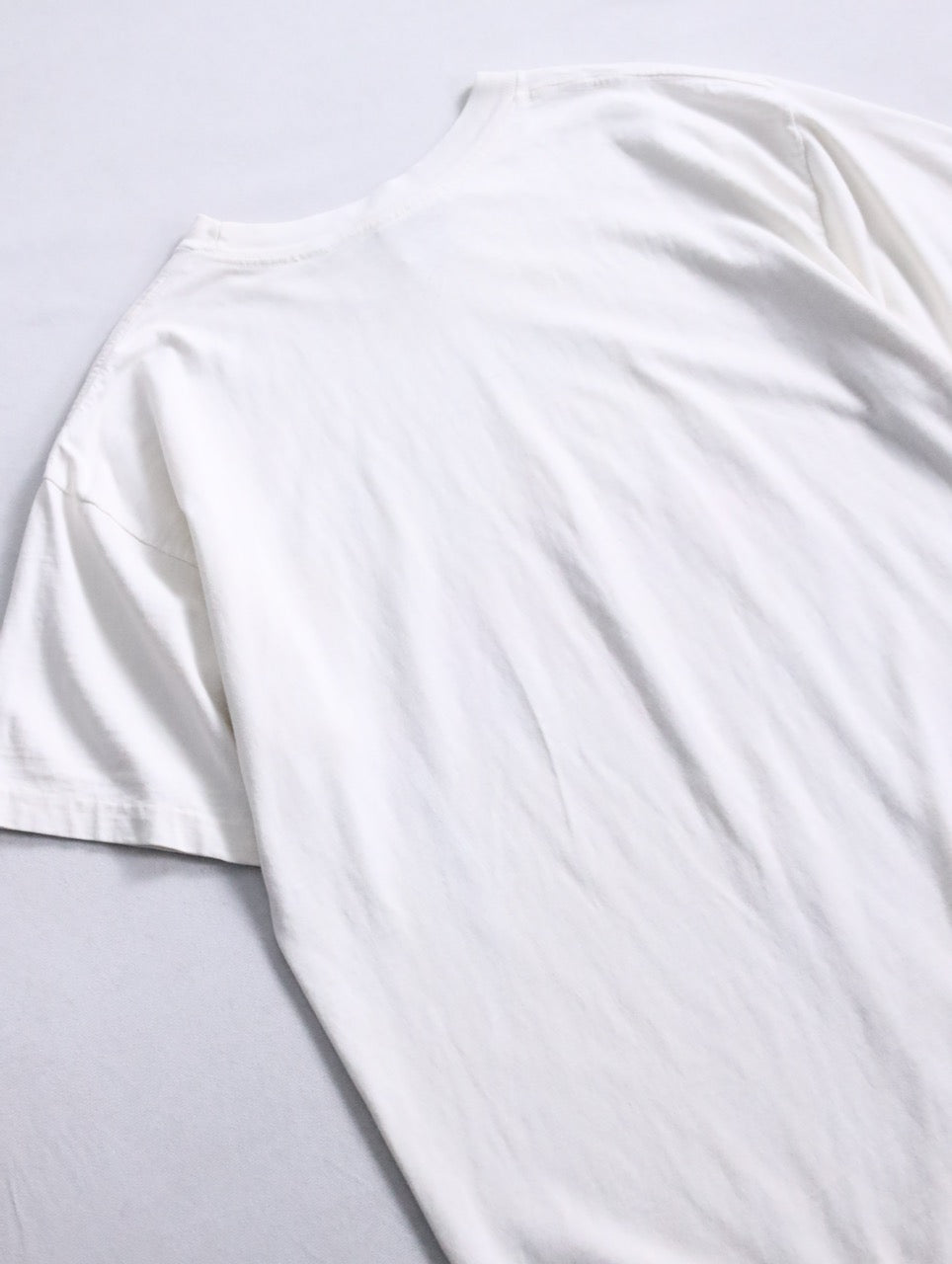 90s organic cotton tomato print tee white-red-green