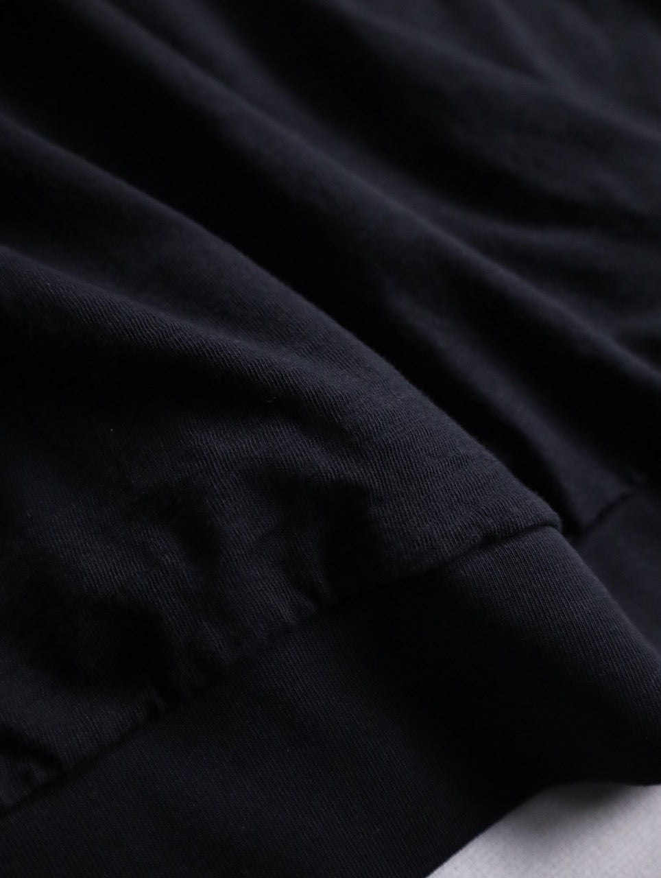 cotton light hoodie black