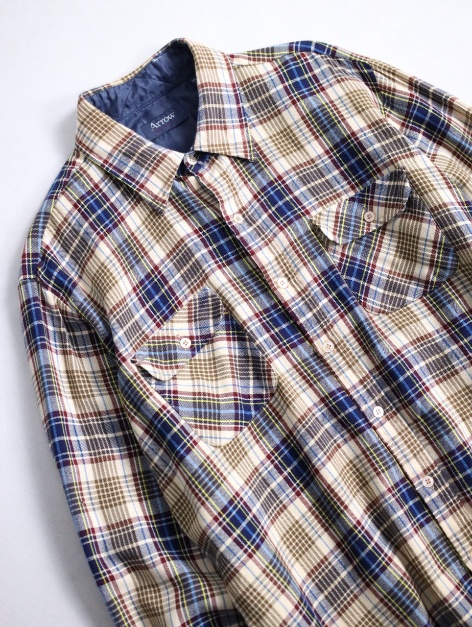 Arrow multi color check shirt multi