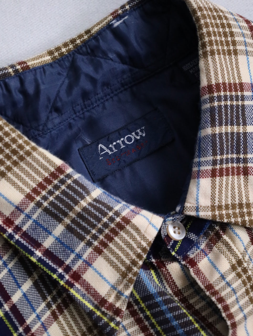 Arrow multi color check shirt multi
