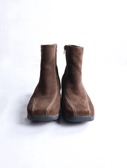 Clarks suede boot brown