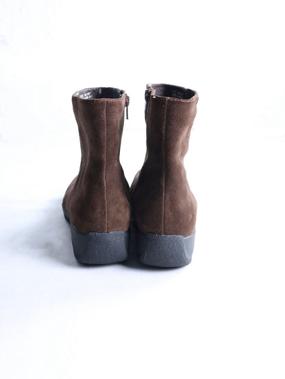 Clarks suede boot brown