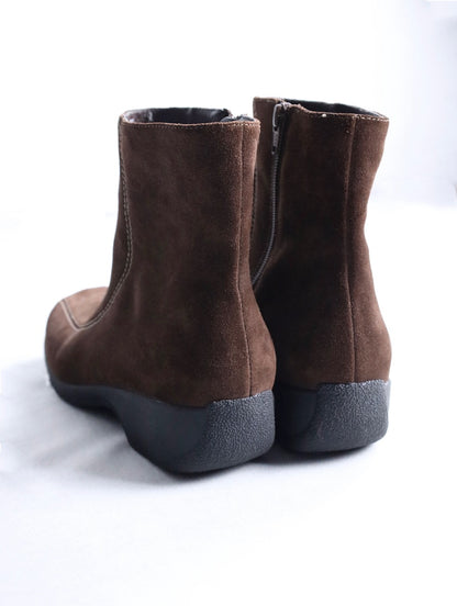 Clarks suede boot brown
