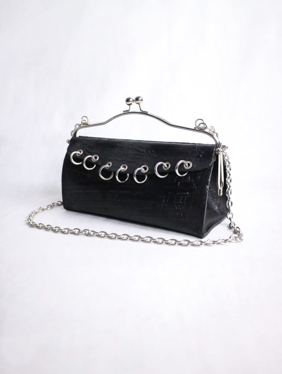 kagari yusuke chatelaine bag black