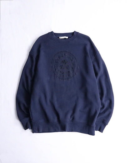 Acne studios logo sweatshirt navy