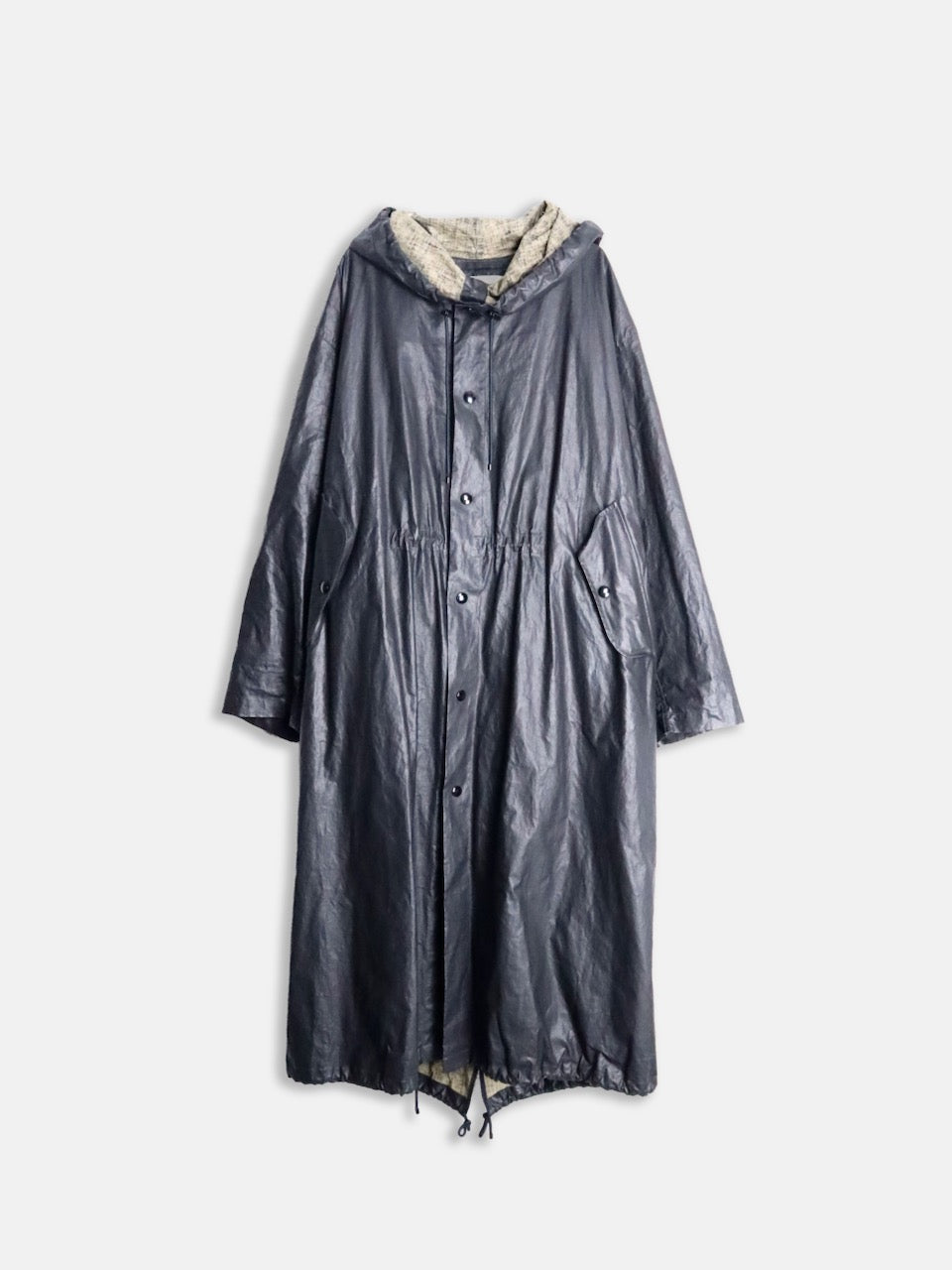 DRIES VAN NOTEN 24ss water repellent coat black