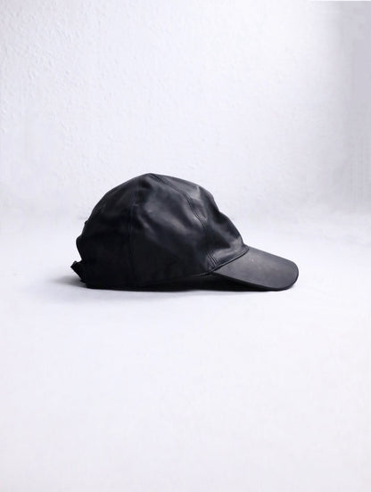 PRASTHANA GUIDI calf leather cap black