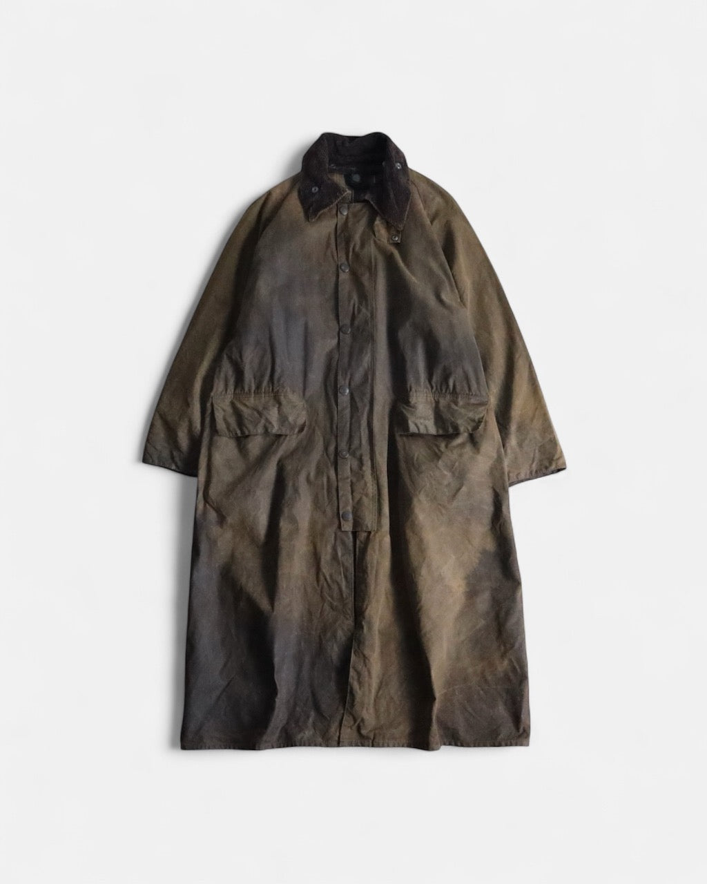 Barbour northumbria oild coat brown