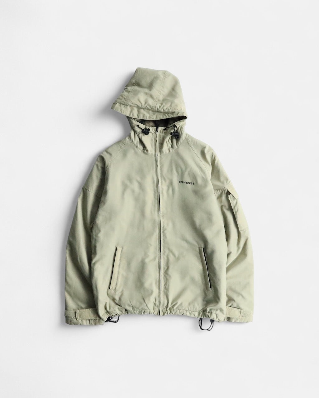 Carhartt ripstop nylon jacket beige
