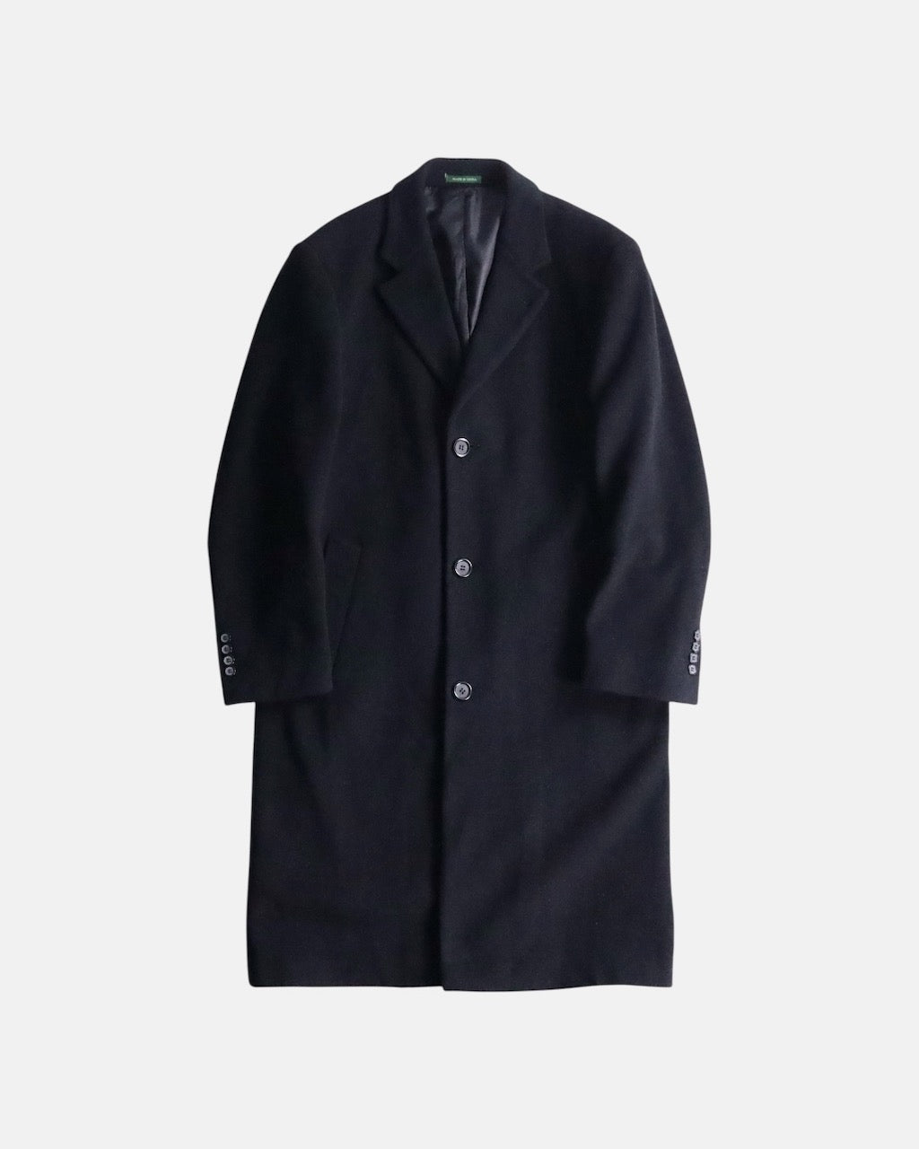 Lauren Ralph Lauren wool cashmere long coat black