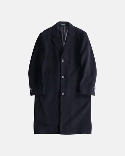 Lauren Ralph Lauren wool cashmere long coat black