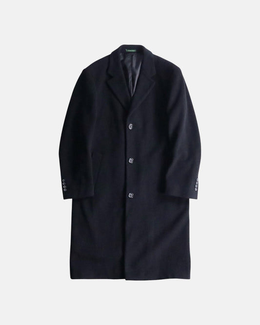 Lauren Ralph Lauren wool cashmere long coat black